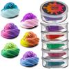 6 Pack Color Changing Frudge Putty Heat Sensitive - Squeeze Craft Mini Slime Putty for Sensory and Tactile Stimulation, Event Prizes, Slime Parties, Educational Game, Fidget Toy, Easter Basket Filler view 1