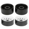 2Pcs RC Wheel Hubs, Alloy Beadlock Wheel Rims Fit for 1/10 RC Crawler Car(Black) Crawler Rims 1.9 1.9 Beadlock Wheels Bronze 1.9 Inch Beadlock view 3