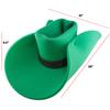 FUNSTITUTION Cowboy Hat, Giant Foam Cowboy Hat - Oversized Hat - Silly, Crazy and Funny Hats for Adults and Kids - Huge Hat - Yellow Hat view 4