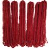Dondor Festive Metallic Beaded Necklaces (144 Pack, RED.) view 1