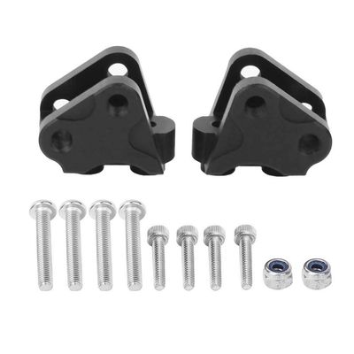RC Shock Linkage, Durable Brass Construction for Enhanced Off-Road Performance, RC Suspension Linkage 2Pcs Front Rear Lower Mount for RC Enthusiasts and Hobbyists on Various Terrains