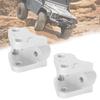 RC Shock Linkage, 2 Pieces Front Rear Lower Mount, RC Car Replacement Parts, Silver Durable Accessory for Off-Road Enthusiasts, Hobbyists, and Model Builders view 3