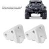 RC Shock Linkage, 2 Pieces Front Rear Lower Mount, RC Car Replacement Parts, Silver Durable Accessory for Off-Road Enthusiasts, Hobbyists, and Model Builders view 4