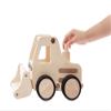 Guidecraft Wooden Front Loader: Vehicle Play Set, Kids Learning and Educational Dramatic Play Toy view 2