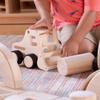 Guidecraft Wooden Front Loader: Vehicle Play Set, Kids Learning and Educational Dramatic Play Toy view 4