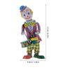 STOBOK Wind Up Tinplate Drumming Clown Toy - Retro Nostalgia Collectible Circus Tin Toys for Hallloween Decoration, Adults Collection, Home Office Decor view 2