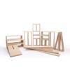 Guidecraft Outdoor Hollow Blocks - 25 Piece Set: STEM Learning & Educational Game for Children; Build Imagination, Creativity and Focus view 1
