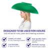 FUNSTITUTION Giant Foam Cowboy Hat - Oversized Huge Cowboy Hat - Silly, Crazy and Funny Pink Hats for Adults and Kids view 3