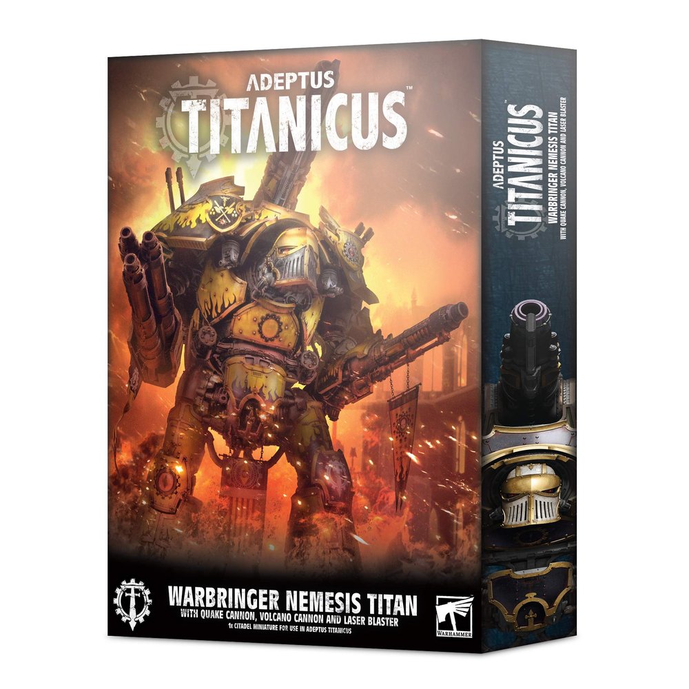 Games Workshop Adeptus Titanicus: Warbringer Nemesis Titan with Quake Cannon