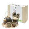 PlanToys Wooden Classic Tea Set for Montessori Inspired Pretend Play | Social Interaction, Communication and Imaginative Role Play | Eco Friendly Wooden Tea Time Set for Creative Learning view 1