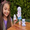 Mattel Enchantimals Family Set with Pristina Polar Bear Small Doll & 3 Animal Sibling Figures, Snowy Valley Toy Collection view 2