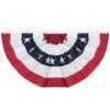 36" x 72" Pleated Americana Bunting view 1