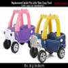 Toy Restore Replacement Decals fits 2017 Little Tikes Cozy Truck Blue Eyes Boy view 2