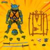 Super7 ULTIMATES! Teenage Mutant Ninja Turtles Leonardo - 7" TMNT Action Figure with Accessories Classic Cartoon Collectibles and Retro Toys view 3