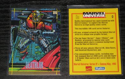 1993 Marvel Universe Deathlok #0 CBPG Promo Card NM/M Rare