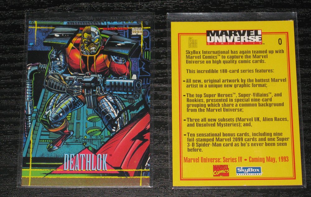 1993 Marvel Universe Deathlok #0 CBPG Promo Card NM/M Rare