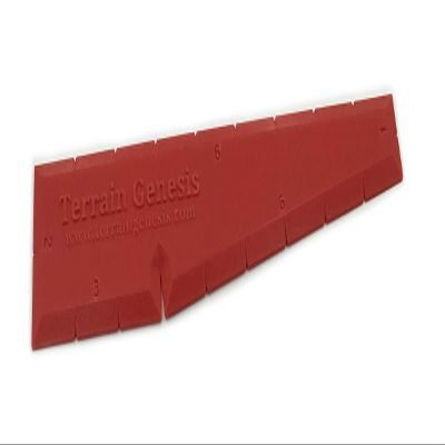 Terrain Genesis Multi-Ruler Combat Movement Gauge 9" 6" 3" 2" 1" | Red
