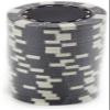 Brybelly Clay Composite Striped Dice 11.5-gram Poker Chips (100-pack) - Blank Non-denominated Poker Chips - Custom Cash Games and Home Casino Poker Nights (Orange) view 2