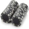 Brybelly Clay Composite Striped Dice 11.5-gram Poker Chips (100-pack) - Blank Non-denominated Poker Chips - Custom Cash Games and Home Casino Poker Nights (Orange) view 4