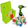 Eichhorn 100039079 Constructor Tool Box with Compact Screwdriver, Extension Parts, 70 Pieces, FSC 100% Certified Beech Wood, for Children from 3 Years view 4