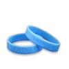 10 Pack Light Blue Silicone Bracelets - Lt Blue Colored Rubber Wristbands for Prostate Cancer, Trisomy 18, Cushings & Graves Disease Awareness & Fundraising view 1
