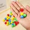 Gejoy 150 Pieces 14.4 mm Game Replacement Marbles Plastic Colored Game Balls Compatible with Hungry Hungry Hippos Greedy Frog view 3