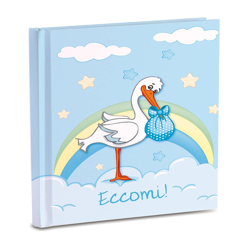 Newborn Memories Journal 17 x 24 cm, Sky Blue