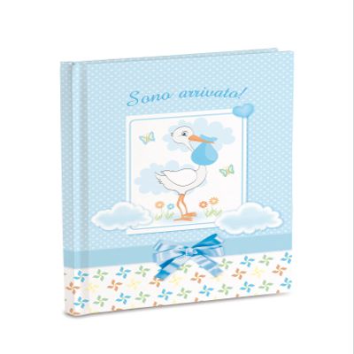 Newborn Memories Journal 17 x 24 cm, Sky Blue