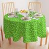 Fabric Textile Products, Machine Washable, 100% Milliken Polyester, Tablecloths, Table Runners, Napkins, & Outdoor Tablecloths, Celtic Foliage (90" Round) view 2