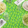 Fabric Textile Products, Machine Washable, 100% Milliken Polyester, Tablecloths, Table Runners, Napkins, & Outdoor Tablecloths, Celtic Foliage (90" Round) view 3