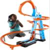 Hot Wheels Sky Crash Tower Track Set, 2.5+ ft / 83 cm High with Motorized Booster, Orange Track & 1 Vehicle, Race Multiple Cars, Gift for Kids 5 to 10 Years Old & Up view 1