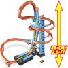 Hot Wheels Sky Crash Tower Track Set, 2.5+ ft / 83 cm High with Motorized Booster, Orange Track & 1 Vehicle, Race Multiple Cars, Gift for Kids 5 to 10 Years Old & Up view 3