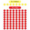 Gejoy 84 Pieces Game Replacement Balls 4 Sets Game Replacement Marbles Compatible with Hungry Hungry Hippos, 76 Red and 8 Yellow Balls view 3