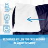 Jay Franco Kids Nap Mat with Embedded Pillow & Blanket  Soft 46"x20" Microfiber Sleeping Bag with Name Tag & Handle for School, Travel, Sleepover, Blue - Black Panther view 4