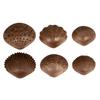 edxeducation Tactile Shells - Eco-Friendly - 36 Pieces, 6 Textures, 3 Sizes - Ages 18m+ - Sensory Play - Dough and Clay Toys view 2
