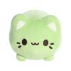 Aurora Enchanting Tasty Peach Green Tea Meowchi Stuffed Animal - Bright & Colorful Design for Room Decor - Perfect for Adults, Kids, and Birthdays - Green 7 Inches view 2