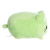 Aurora Enchanting Tasty Peach Green Tea Meowchi Stuffed Animal - Bright & Colorful Design for Room Decor - Perfect for Adults, Kids, and Birthdays - Green 7 Inches view 3