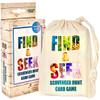Hapinest Find and Seek Scavenger Hunt Card Game, Indoor Outdoor Activities for Kids Toddler & Family, Beach Camping Travel Car Games for Road Trips, Kids Scavenger Hunt Game Age 3 4 5 6 Years Old & Up view 1