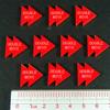 LITKO Double Move Command Token Set | Gaming Aid Pieces | Compatible with Flames of War, Bolt Action, Axis & Allies | WH40K | Napoleonic | Ancients | 10 Pack (Red) view 1