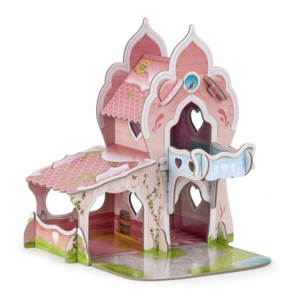 Papo -Hand-Painted - Figurine -Historicals -Mini Princess Castle -33105 - Collectible - for Children - Suitable for Boys and Girls - from 3 Years Old