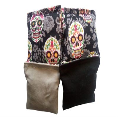 Sugar Skull Set of 8 Cornhole Bags Corn hole