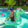 Poolcandy Jumbo 48" Seahorse Pool Tube, Stylish, Ultra Durable, Easy-Inflate PVC Tube, Great for Beach, Lake, River, Perfect for Kids and Adults view 4