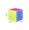 Speed Cube Set 3 Pack Cube Bundle 2x2 Speed Cube 3 By 3 Cube Puzzle 3x3 Pyramid Triangle Cube Bundle Hand Puzzles Toys for Kids and Adults By AHYUAN (Jelly) view 4
