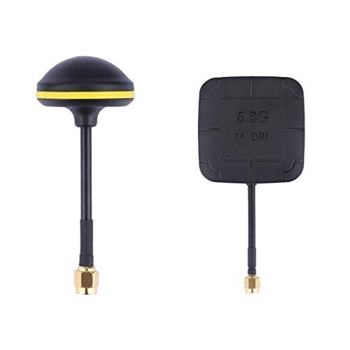 FEICHAO FPV Receiver Spare Parts 5.8G 14dBi High Gain Flat Panel & Mushroom Antenna for Goggles Receiver RC Drone Quadcopter Accessories