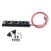 Dilwe RC Roof Bulb Lights, 1:10 Scale RC Crawler Car Roof Light Bar Spotlights Accessory with 90046 SCX10 Pull Car(4LED) view 3