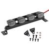 Dilwe RC Roof Bulb Lights, 1:10 Scale RC Crawler Car Roof Light Bar Spotlights Accessory with 90046 SCX10 Pull Car(4LED) view 4