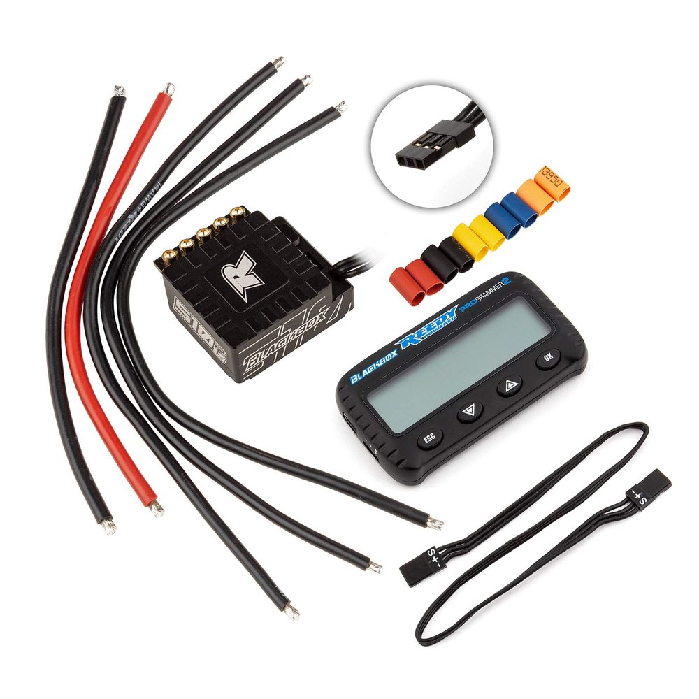 Team Associated Blackbox 510R 1S Competition ESC with Programmer 2, ASC27010