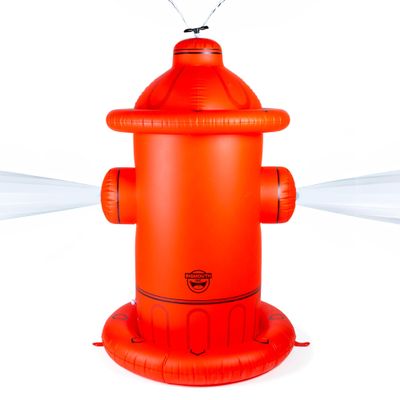 BigMouth Inc. Giant Fire Hydrant Inflatable Sprinkler, Fun Summer Backyard Water Game & Splash Toy for Kids, 6 Feet Tall