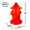 BigMouth Inc. Giant Fire Hydrant Inflatable Sprinkler, Fun Summer Backyard Water Game & Splash Toy for Kids, 6 Feet Tall view 2