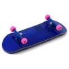 Teak Tuning 32mm Fingerboard Complete - Fully Assembled with Pro Level Components - Pro Shaped Wooden Deck (32x97mm), UltraSpin Bearing Wheels, Prodigy Gen2 Trucks - Blue & Pink view 2